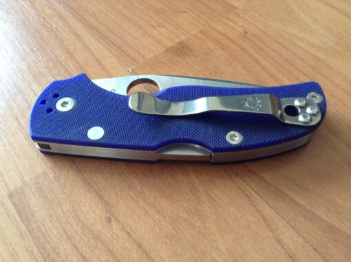 Navaja Spyderco Native 5 en acero CPM S110V C41GPDBL5 - Image 6